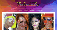 Desktop Screenshot of farbenzauber-nadja.com