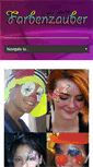Mobile Screenshot of farbenzauber-nadja.com